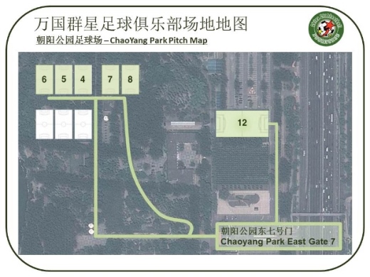 CYP Pitches Layout Map